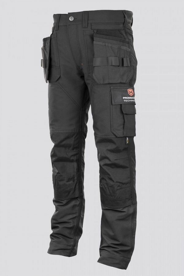 Kalhoty pán. strečové EREBOS černá P81002 vel. 46 - Obrázek Kalhoty pán. strečové EREBOS černá P81002 vel. 46 - Obrázek